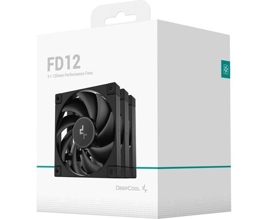 Кулер для корпуса Deepcool FD12-3 IN 1 (R-FD12-BKNPN3-G), изображение 7 Кулер для корпуса Deepcool FD12-3 IN 1 (R-FD12-BKNPN3-G), изображение 7
