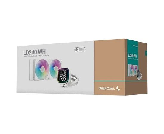 Система жидкостного охлаждения Deepcool LD240 White (R-LD240-WHDMMN-G-1), изображение 6 Система жидкостного охлаждения Deepcool LD240 White (R-LD240-WHDMMN-G-1), изображение 6