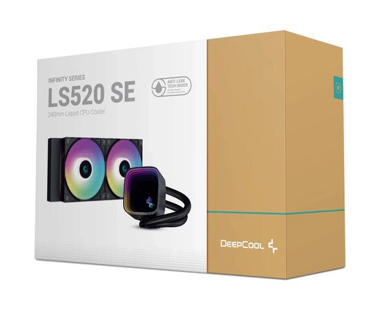 Система жидкостного охлаждения Deepcool LS520 SE Black (R-LS520-BKAMMM-G-1), изображение 6 Система жидкостного охлаждения Deepcool LS520 SE Black (R-LS520-BKAMMM-G-1), изображение 6