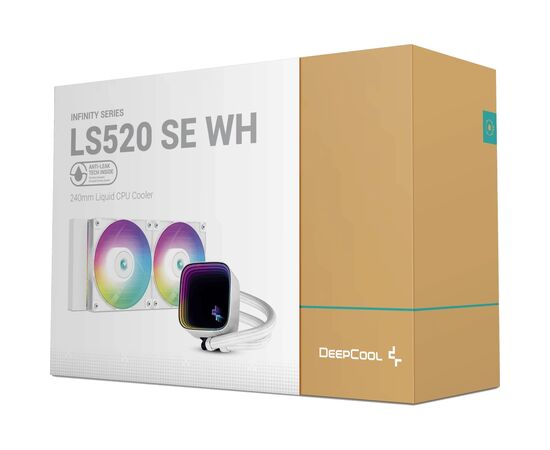 Система жидкостного охлаждения Deepcool LS520 SE White (R-LS520-WHAMMM-G-1), изображение 6 Система жидкостного охлаждения Deepcool LS520 SE White (R-LS520-WHAMMM-G-1), изображение 6