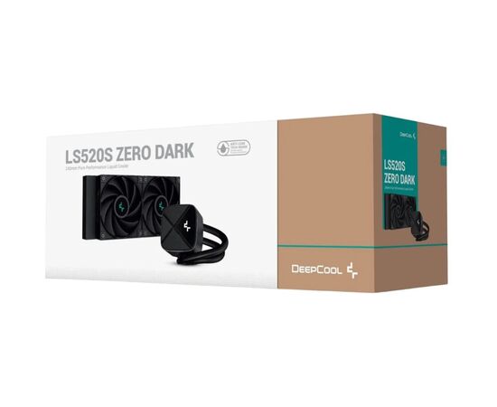 Система жидкостного охлаждения Deepcool LS520S Zero Dark (R-LS520-BKNNMM-G-1), изображение 6 Система жидкостного охлаждения Deepcool LS520S Zero Dark (R-LS520-BKNNMM-G-1), изображение 6