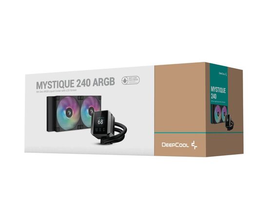 Система жидкостного охлаждения Deepcool Mystique 240 ARGB Black (R-LX550-BKADSNC-G-1), изображение 6 Система жидкостного охлаждения Deepcool Mystique 240 ARGB Black (R-LX550-BKADSNC-G-1), изображение 6