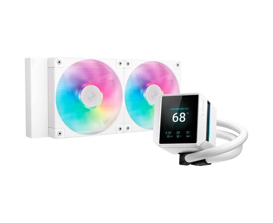 Система рідинного охолодження Deepcool Mystique 240 ARGB White (R-LX240-WHDSNMCP-G-1)
