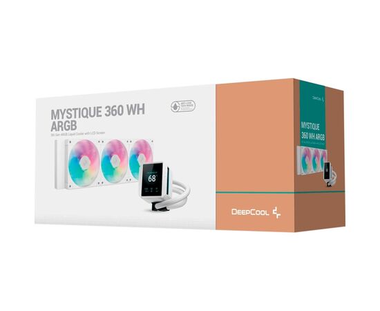 Система жидкостного охлаждения Deepcool Mystique 360 ARGB White (R-LX360-WHDSNMCP-G-1), изображение 6 Система жидкостного охлаждения Deepcool Mystique 360 ARGB White (R-LX360-WHDSNMCP-G-1), изображение 6