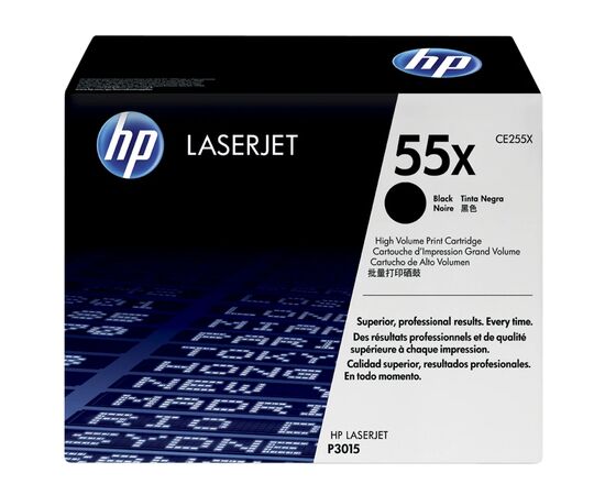 Картридж HP LJ  55X P3015 series black (max) (CE255X)