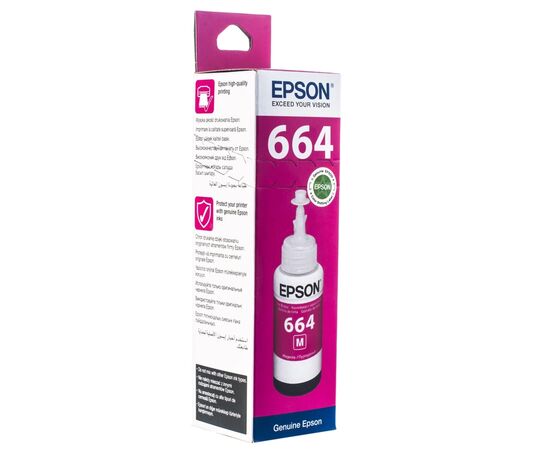 Контейнер з чорнилом Epson 664 magenta (70мл) L100/L200 (C13T66434A)