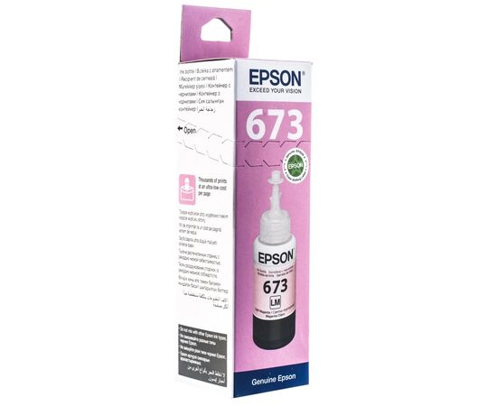 Контейнер з чорнилом Epson 673 light magenta 70мл L800/1800 (C13T67364A)