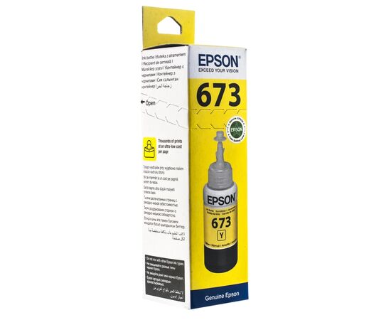 Контейнер з чорнилом Epson 673 yellow 70мл L800/1800 (C13T67344A)