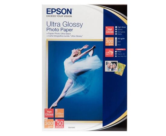Фотобумага Epson 10х15 Ultra Glossy (C13S041943)