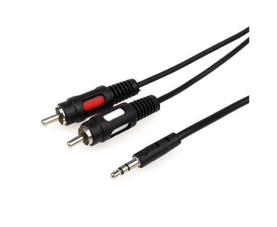 Кабель мультимедийный Jack 3.5mm M/2RCA M 5.0m Atcom (10709)