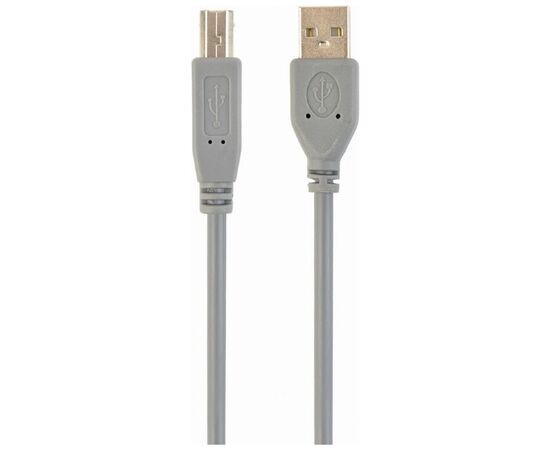 Кабель для принтера USB 2.0 AM/BM 1.8m Cablexpert (CCP-USB2-AMBM-6G Grey)