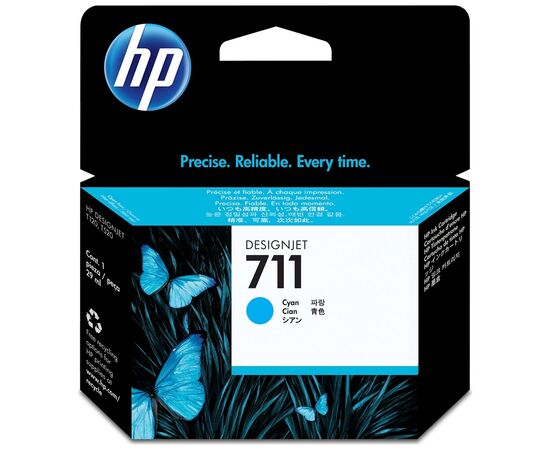 Картридж HP DJ No.711 DesignJet 120/520 Cyan (CZ130A)