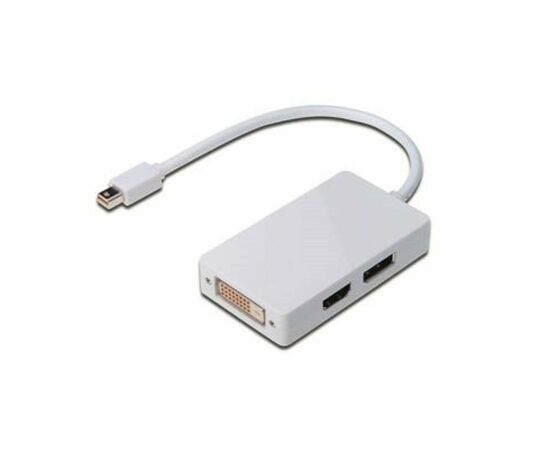 Переходник mini DisplayPort to DisplayPort-HDMI-DV Digitus (AK-340509-002-W)