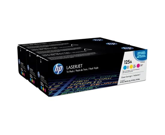 Картридж HP CLJ  125A CMY Tri-Pack CP1215/ CP1515 (CB541/542/543) (CF373AM)