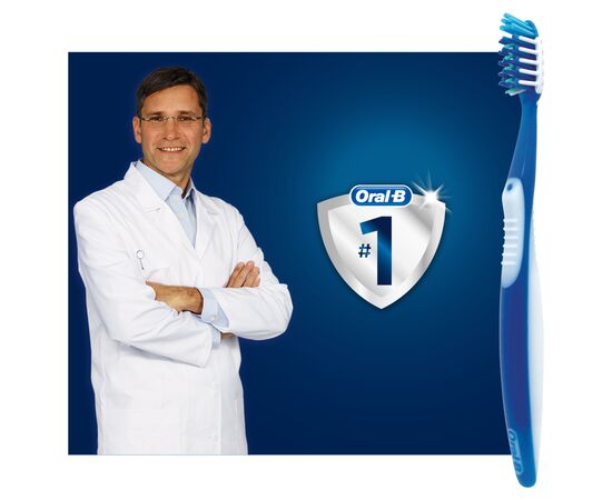 Зубна щітка Oral-B Pro-Expert Complete 7 средняя 1 шт + 1 шт бесплатно (3014260022051), зображення 2 Зубна щітка Oral-B Pro-Expert Complete 7 средняя 1 шт + 1 шт бесплатно (3014260022051), зображення 2
