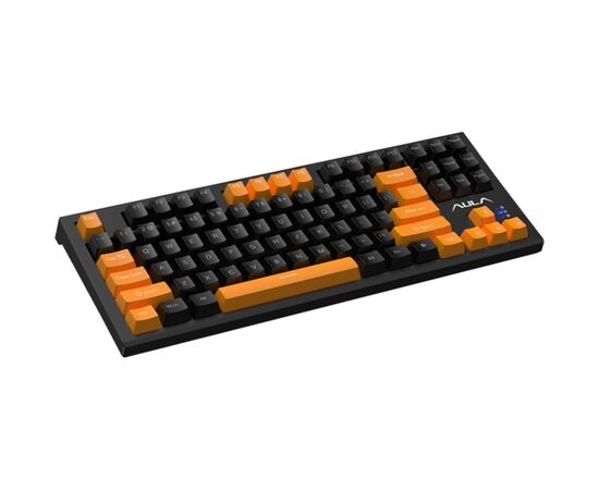Клавиатура Aula F3032 Keycaps plus 21 Dark Yellow Keys KRGD Brown USB UA Black (6948391201740)