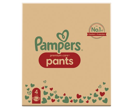 Підгузки Pampers Premium Care Pants Maxi Трусики Розмір 4 (9-15 кг) 114 шт. (8006540490938), зображення 2 Підгузки Pampers Premium Care Pants Maxi Трусики Розмір 4 (9-15 кг) 114 шт. (8006540490938), зображення 2