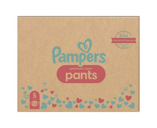 Подгузники Pampers Premium Care Pants Junior Трусики Размер 5 (12-17 кг) 102 шт. (8006540490976), изображение 2 Подгузники Pampers Premium Care Pants Junior Трусики Размер 5 (12-17 кг) 102 шт. (8006540490976), изображение 2