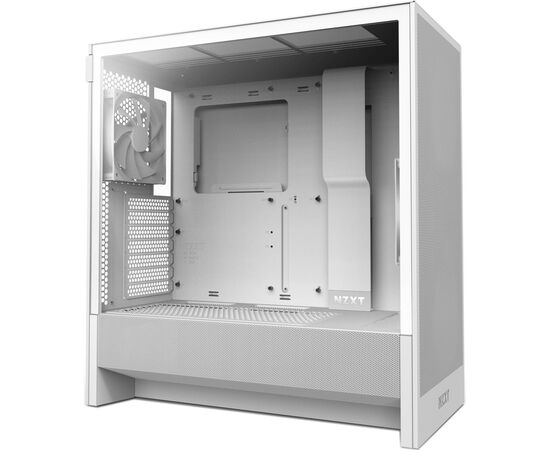 Корпус NZXT H5 Flow Compact All White (CC-H52FW-01), изображение 2 Корпус NZXT H5 Flow Compact All White (CC-H52FW-01), изображение 2