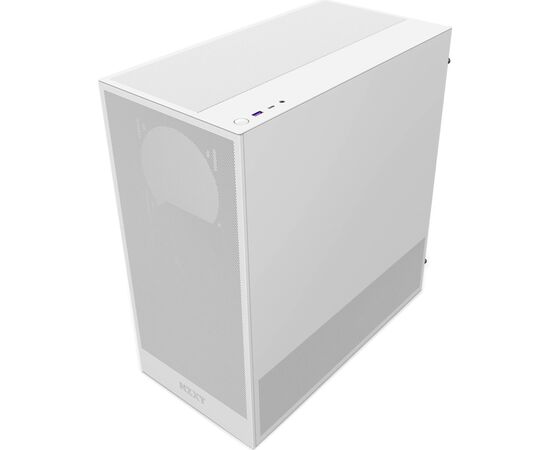 Корпус NZXT H5 Flow Compact All White (CC-H52FW-01), изображение 3 Корпус NZXT H5 Flow Compact All White (CC-H52FW-01), изображение 3