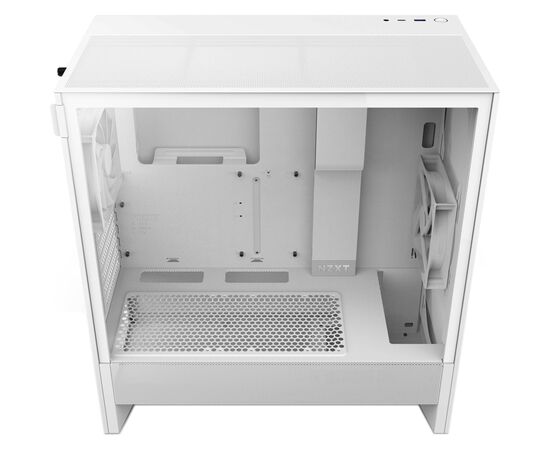 Корпус NZXT H5 Flow Compact All White (CC-H52FW-01), изображение 8 Корпус NZXT H5 Flow Compact All White (CC-H52FW-01), изображение 8