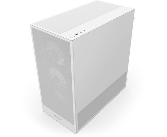 Корпус NZXT H5 Flow RGB Compact All White (CC-H52FW-R1), изображение 3 Корпус NZXT H5 Flow RGB Compact All White (CC-H52FW-R1), изображение 3