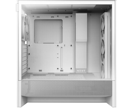Корпус NZXT H5 Flow RGB Compact All White (CC-H52FW-R1), изображение 5 Корпус NZXT H5 Flow RGB Compact All White (CC-H52FW-R1), изображение 5