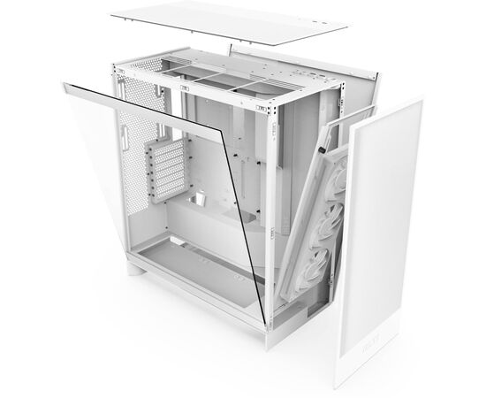 Корпус NZXT H7 Flow All White (CM-H72FW-01), изображение 10 Корпус NZXT H7 Flow All White (CM-H72FW-01), изображение 10