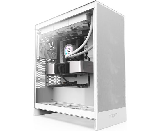 Корпус NZXT H7 Flow All White (CM-H72FW-01), изображение 8 Корпус NZXT H7 Flow All White (CM-H72FW-01), изображение 8