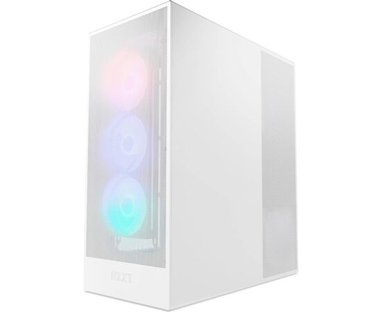 Корпус NZXT H7 Flow RGB All White (CM-H72FW-R1), изображение 2 Корпус NZXT H7 Flow RGB All White (CM-H72FW-R1), изображение 2