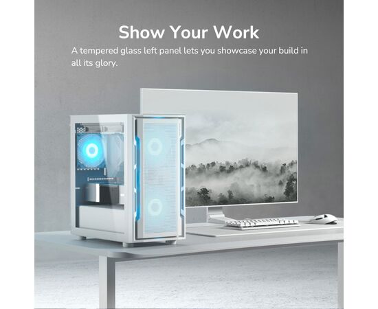 Корпус Cougar UNIFACE MINI RGB White, изображение 12 Корпус Cougar UNIFACE MINI RGB White, изображение 12