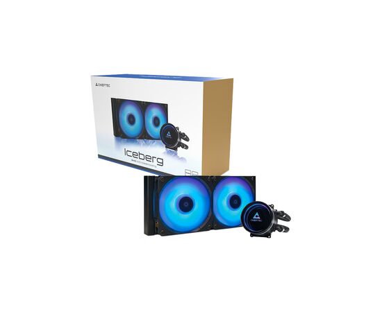Система жидкостного охлаждения Chieftec Iceberg 240 ARGB (CLC-240-RGB), изображение 7 Система жидкостного охлаждения Chieftec Iceberg 240 ARGB (CLC-240-RGB), изображение 7