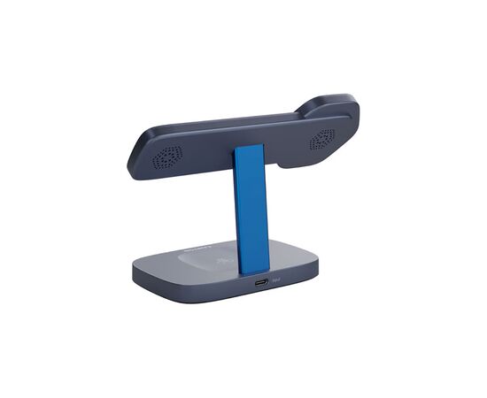 Зарядное устройство Canyon wireless charger HEXAGON WCS-310 3in1 DarkGrey/Blue (CNS-WCS310DGBL), изображение 3 Зарядное устройство Canyon wireless charger HEXAGON WCS-310 3in1 DarkGrey/Blue (CNS-WCS310DGBL), изображение 3