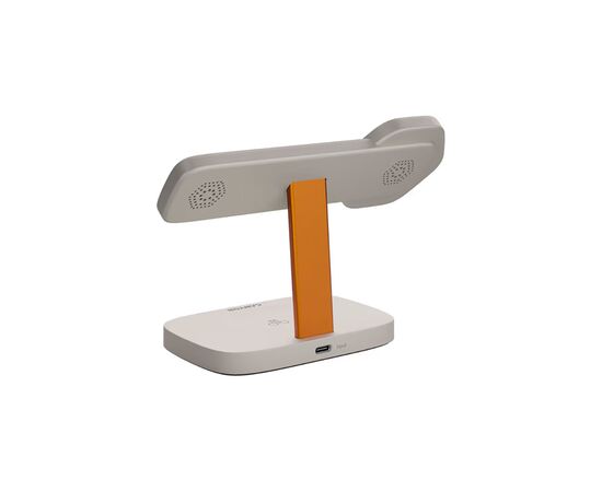 Зарядное устройство Canyon wireless charger HEXAGON WCS-310 3in1 LightGrey/Orange (CNS-WCS310LGOR), изображение 2 Зарядное устройство Canyon wireless charger HEXAGON WCS-310 3in1 LightGrey/Orange (CNS-WCS310LGOR), изображение 2