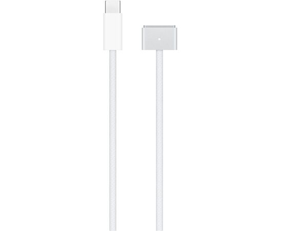 Кабель питания USB-C to MagSafe 3 Cable (2m) - Silver,Model A2363 Apple (MW613ZM/A), изображение 2 Кабель питания USB-C to MagSafe 3 Cable (2m) - Silver,Model A2363 Apple (MW613ZM/A), изображение 2