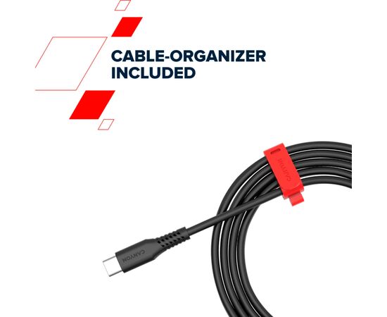 Дата кабель USB-C to USB-C 1.2m CC60SC 60W White Canyon (CNS-CC60SC12W), изображение 6 Дата кабель USB-C to USB-C 1.2m CC60SC 60W White Canyon (CNS-CC60SC12W), изображение 6