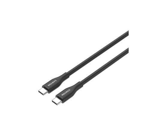 Дата кабель USB-C to USB-C 1.0m CC60SC10 60W Silicon Black Canyon (CNS-CC60SC10B), изображение 3 Дата кабель USB-C to USB-C 1.0m CC60SC10 60W Silicon Black Canyon (CNS-CC60SC10B), изображение 3