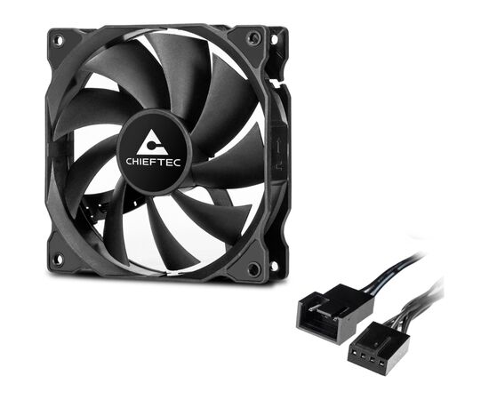 Кулер для корпуса Chieftec ZF-1225PWM, изображение 3 Кулер для корпуса Chieftec ZF-1225PWM, изображение 3