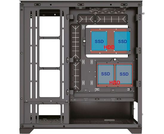 Корпус Xilence GLEAM ARGB X818.ARGB (XG171_X818.ARGB), зображення 5 Корпус Xilence GLEAM ARGB X818.ARGB (XG171_X818.ARGB), зображення 5