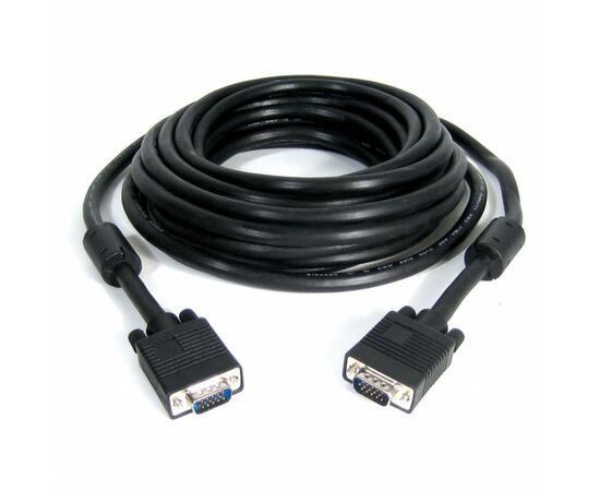 Кабель мультимедийный VGA 5.0m Cablexpert (CC-PPVGA-5M-B)