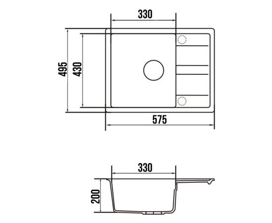 Мойка кухонная GRANADO MADRID grafito (gr1609), изображение 8 Мойка кухонная GRANADO MADRID grafito (gr1609), изображение 8