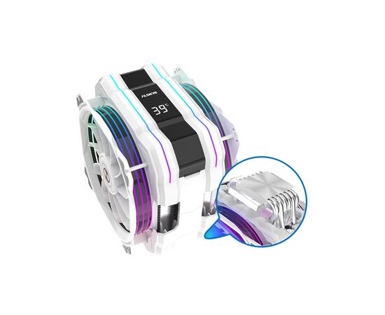 Кулер для процессора Alseye M120D-W-Plus II (AS.01.01.0043), изображение 5 Кулер для процессора Alseye M120D-W-Plus II (AS.01.01.0043), изображение 5