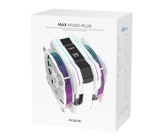 Кулер для процессора Alseye M120D-W-Plus II (AS.01.01.0043), изображение 8 Кулер для процессора Alseye M120D-W-Plus II (AS.01.01.0043), изображение 8