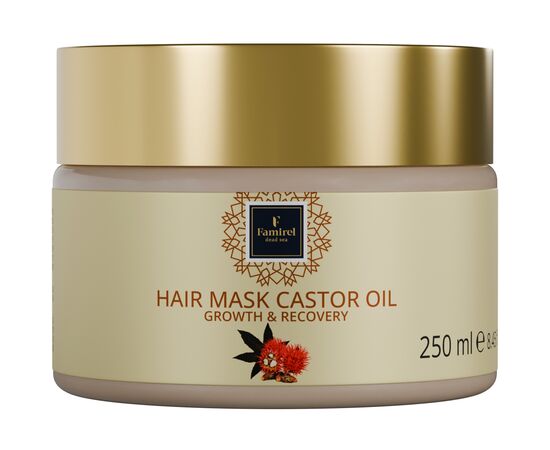 Маска для волос Famirel Castor Oil Активный рост и восстановление 250 мл (7290114085762)