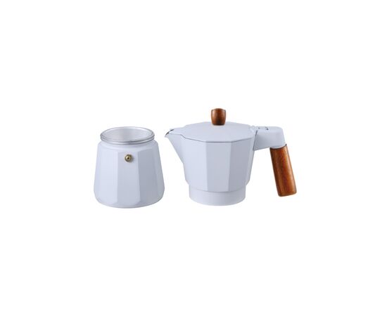 Гейзерная кофеварка Bergner Naturally 6 чашок (BG-38191-WH), изображение 2 Гейзерная кофеварка Bergner Naturally 6 чашок (BG-38191-WH), изображение 2