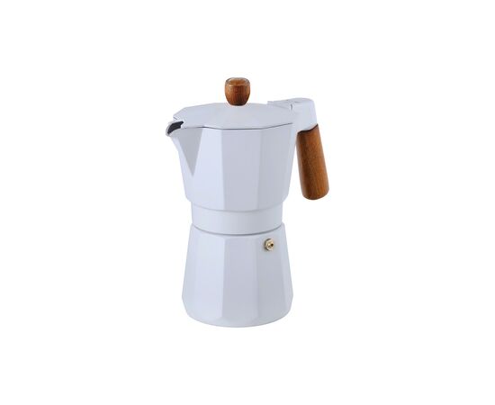 Гейзерная кофеварка Bergner Naturally 6 чашок (BG-38191-WH)