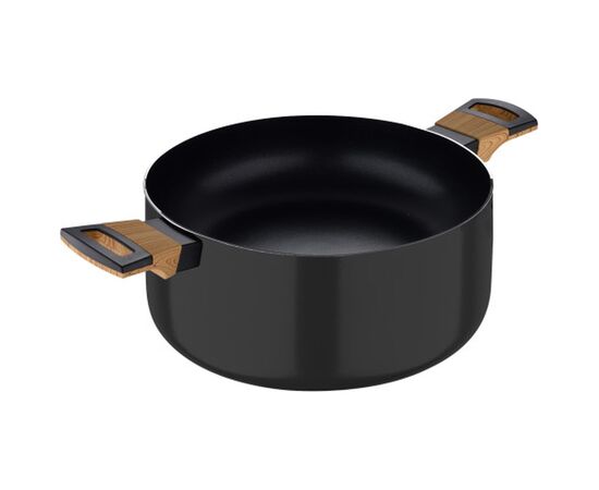 Кастрюля Bergner Earth black, з кришкою 24 см, 4.3 л (BG-32036-BK), изображение 3 Кастрюля Bergner Earth black, з кришкою 24 см, 4.3 л (BG-32036-BK), изображение 3