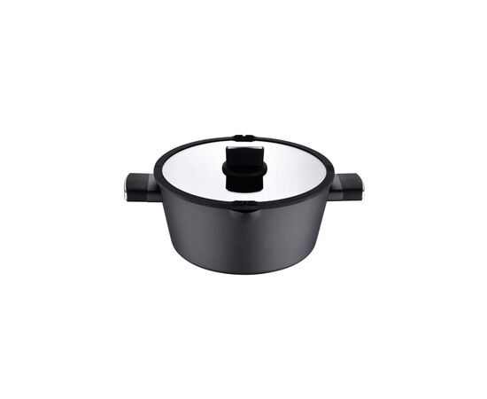 Кастрюля Bergner Ion, з кришкою 6 л (BG-35802-BK), изображение 2 Кастрюля Bergner Ion, з кришкою 6 л (BG-35802-BK), изображение 2