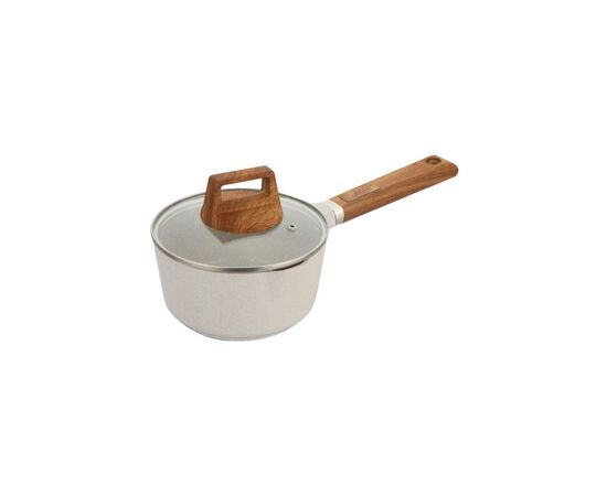 Ковш Bergner Naturally, з кришкою 16 см, 2 л (BG-30635-CR)