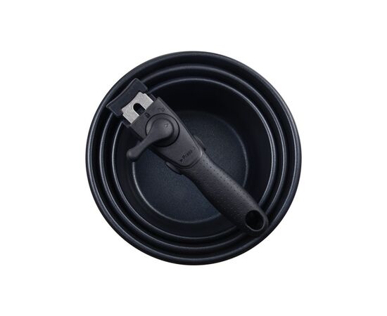 Ковш Bergner Click & cook, набір зі знімною ручкою 1.5/2.1/3 л, 4 предмети (BG-32293-MM), изображение 10 Ковш Bergner Click & cook, набір зі знімною ручкою 1.5/2.1/3 л, 4 предмети (BG-32293-MM), изображение 10